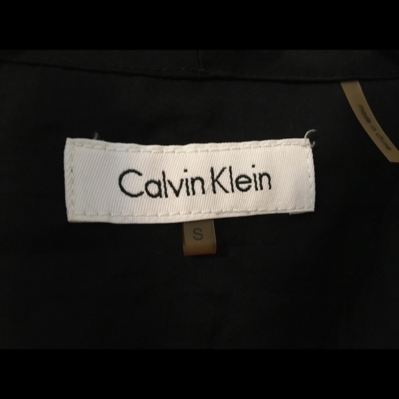 Calvin Klein short sleeve tie-neck blouse - Picture 4 of 4